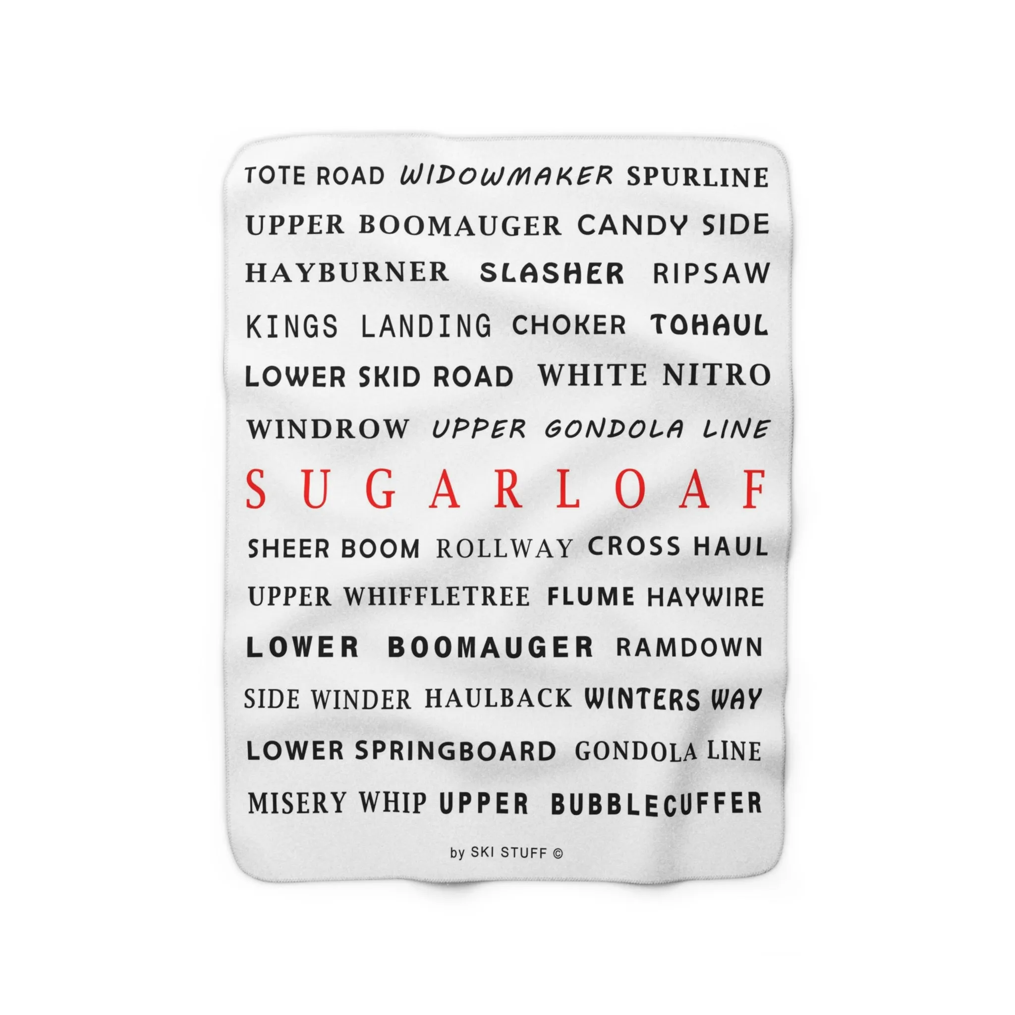 Sugarloaf, Maine - Fleece Blanket