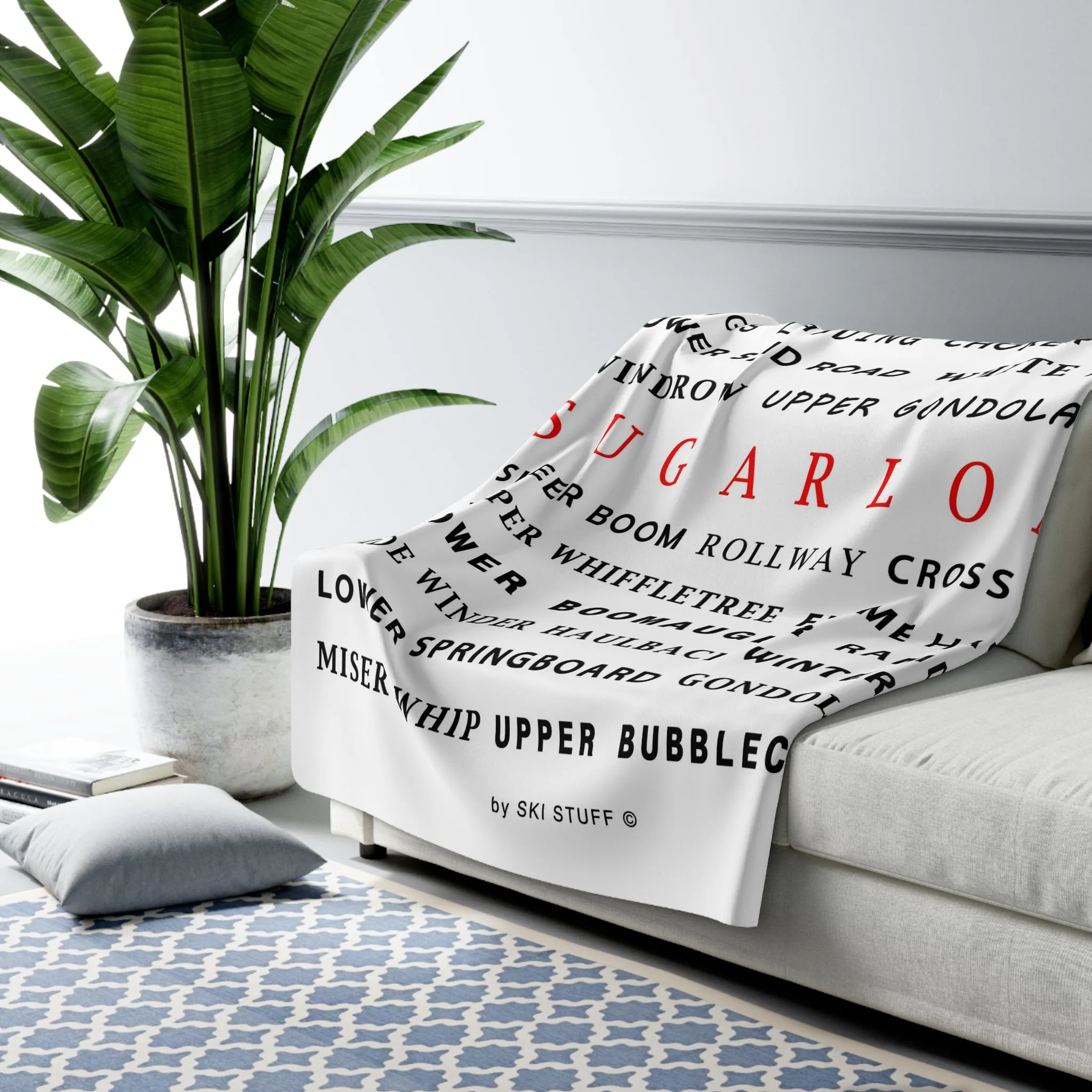 Sugarloaf, Maine - Fleece Blanket