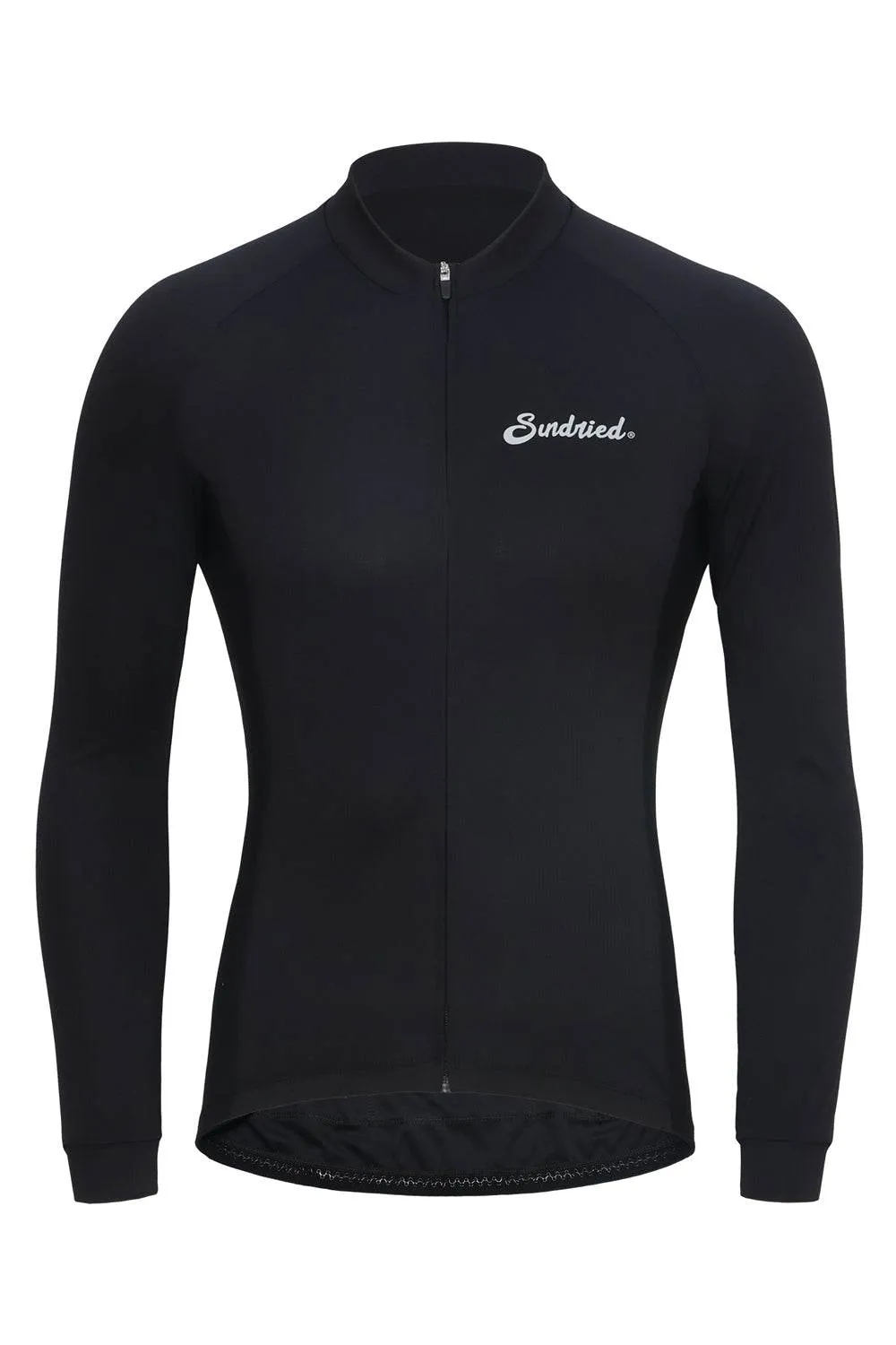 Sundried Sport Men's Black Long Sleeved Cycle Jersey