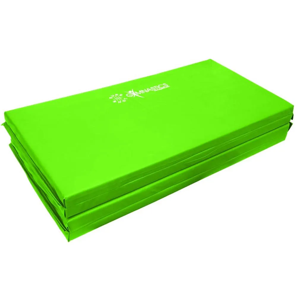 Sure Shot Foldable Gymnastics Mat (Lime Green) | 60mm