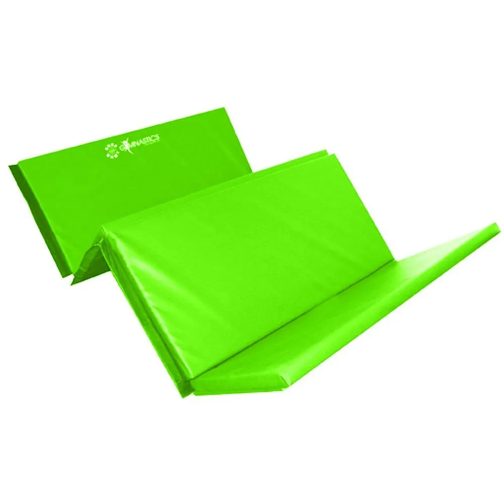 Sure Shot Foldable Gymnastics Mat (Lime Green) | 60mm