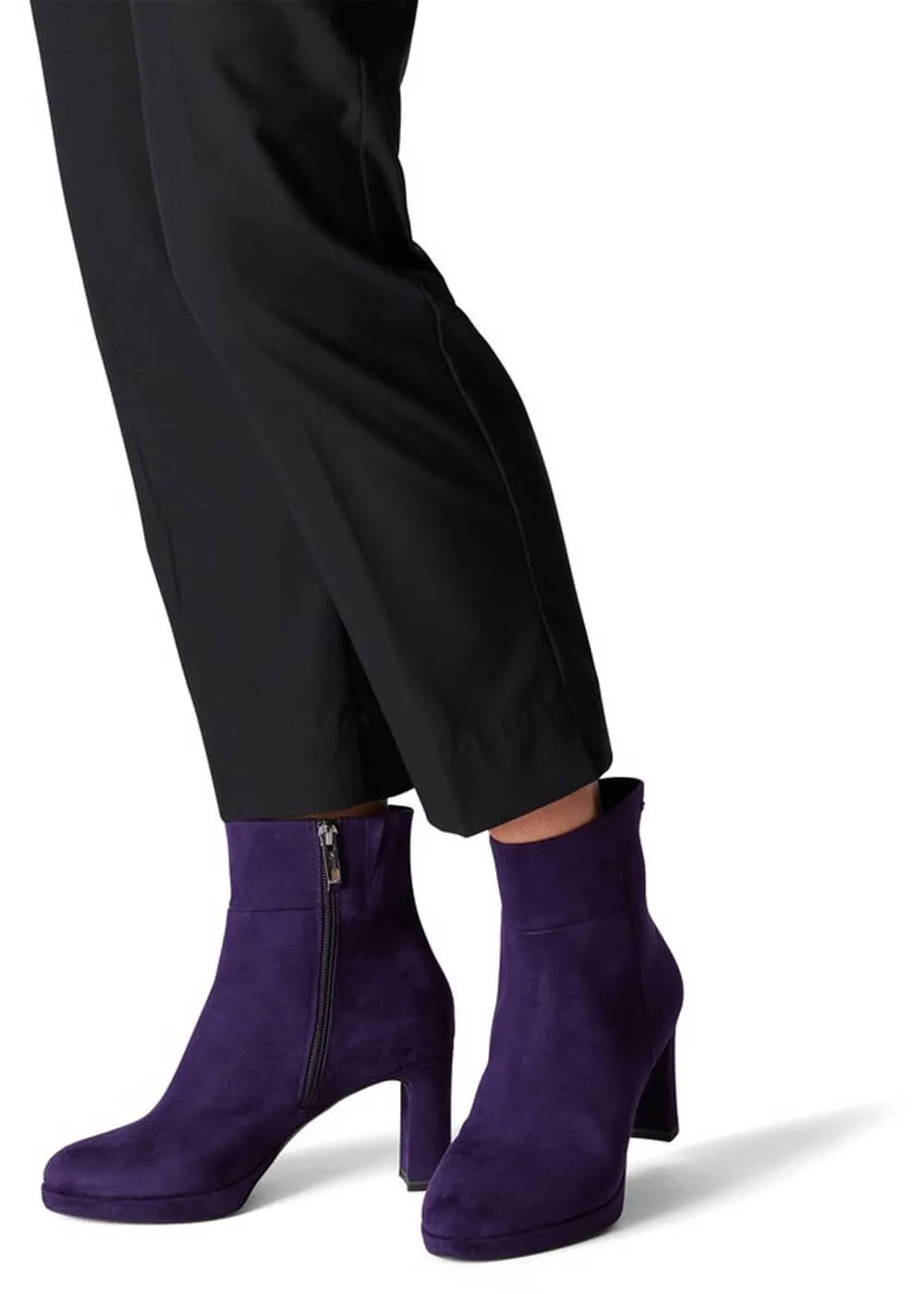 Tamaris Stella Vegan Booties Purple