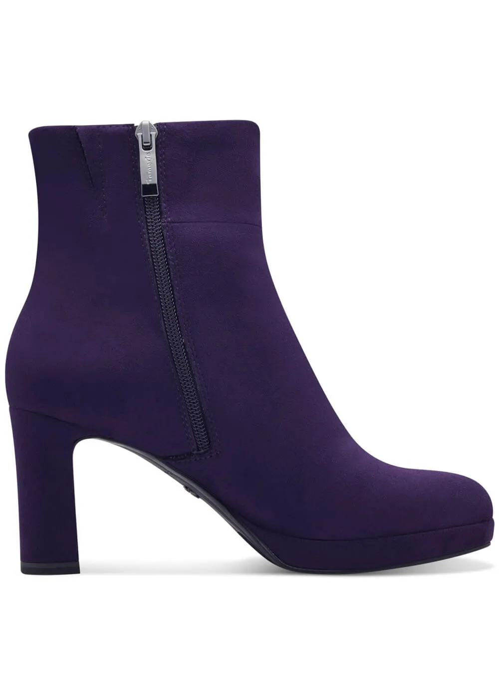 Tamaris Stella Vegan Booties Purple