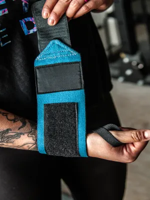 Teal Wrist Wraps
