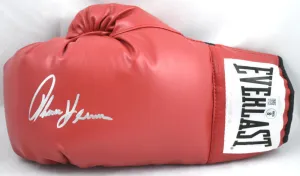 Tommy Hearns Autographed Red Everlast Boxing Glove *Left - Beckett W Hologram