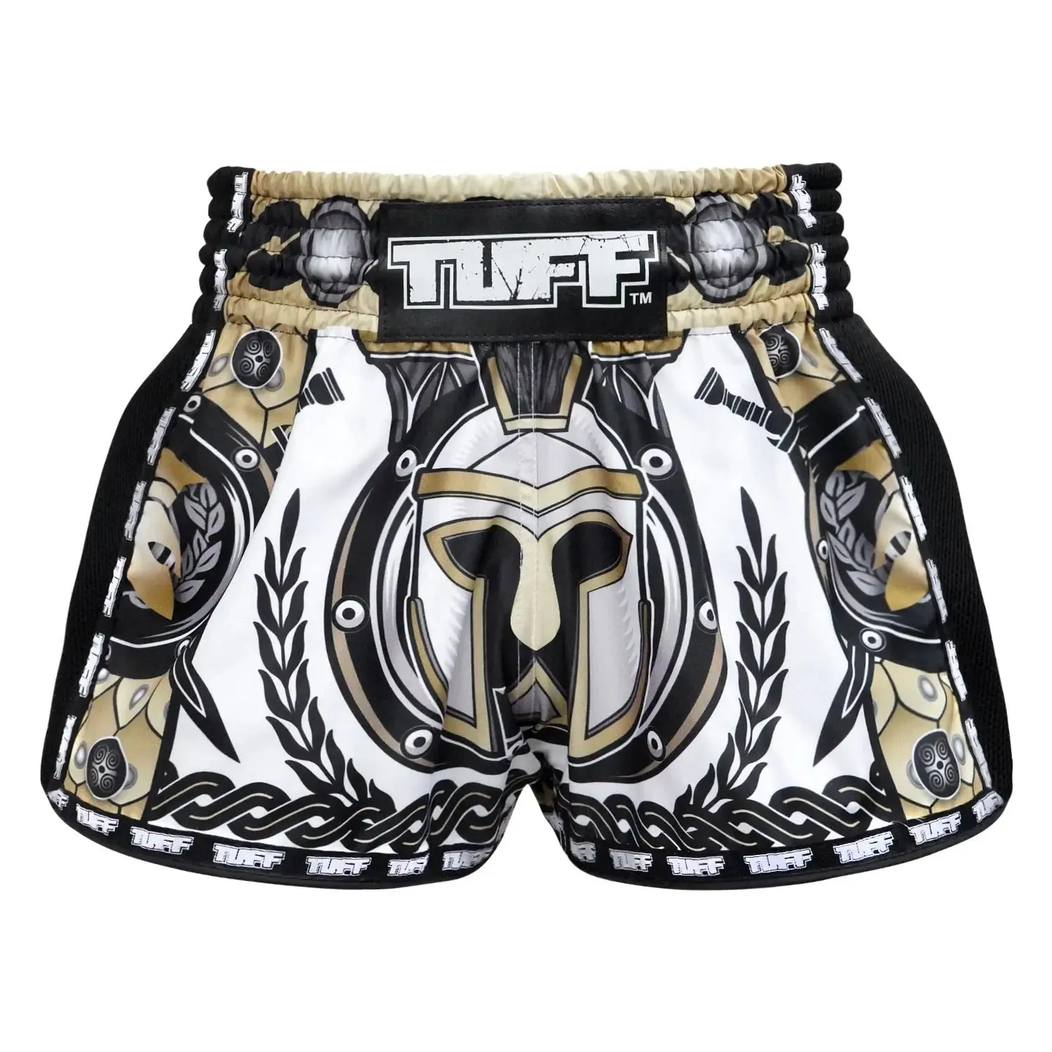 TUFF Retro Style Shorts - Golden Gladiator