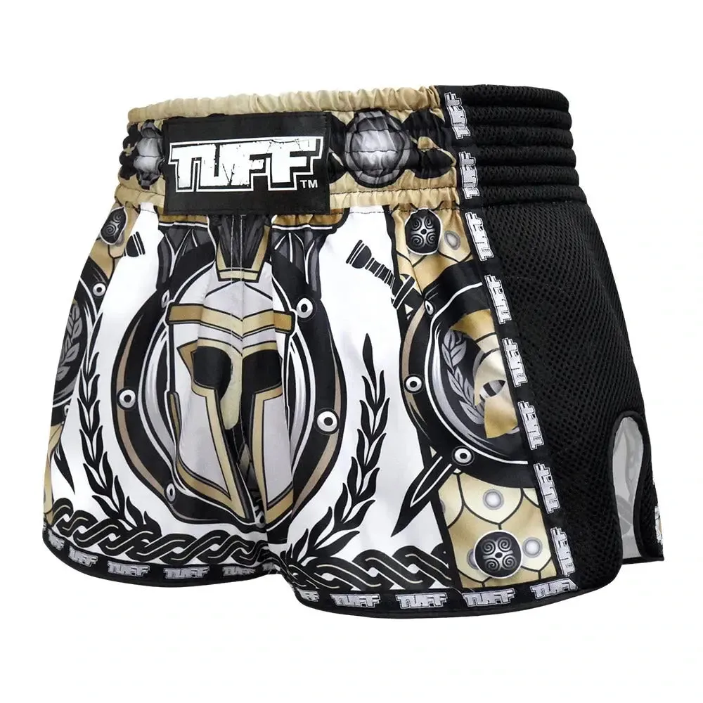 TUFF Retro Style Shorts - Golden Gladiator