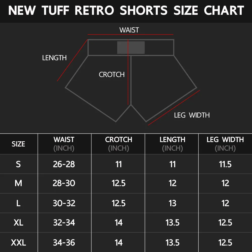 Tuff Retro Style Shorts - Rose With Birds