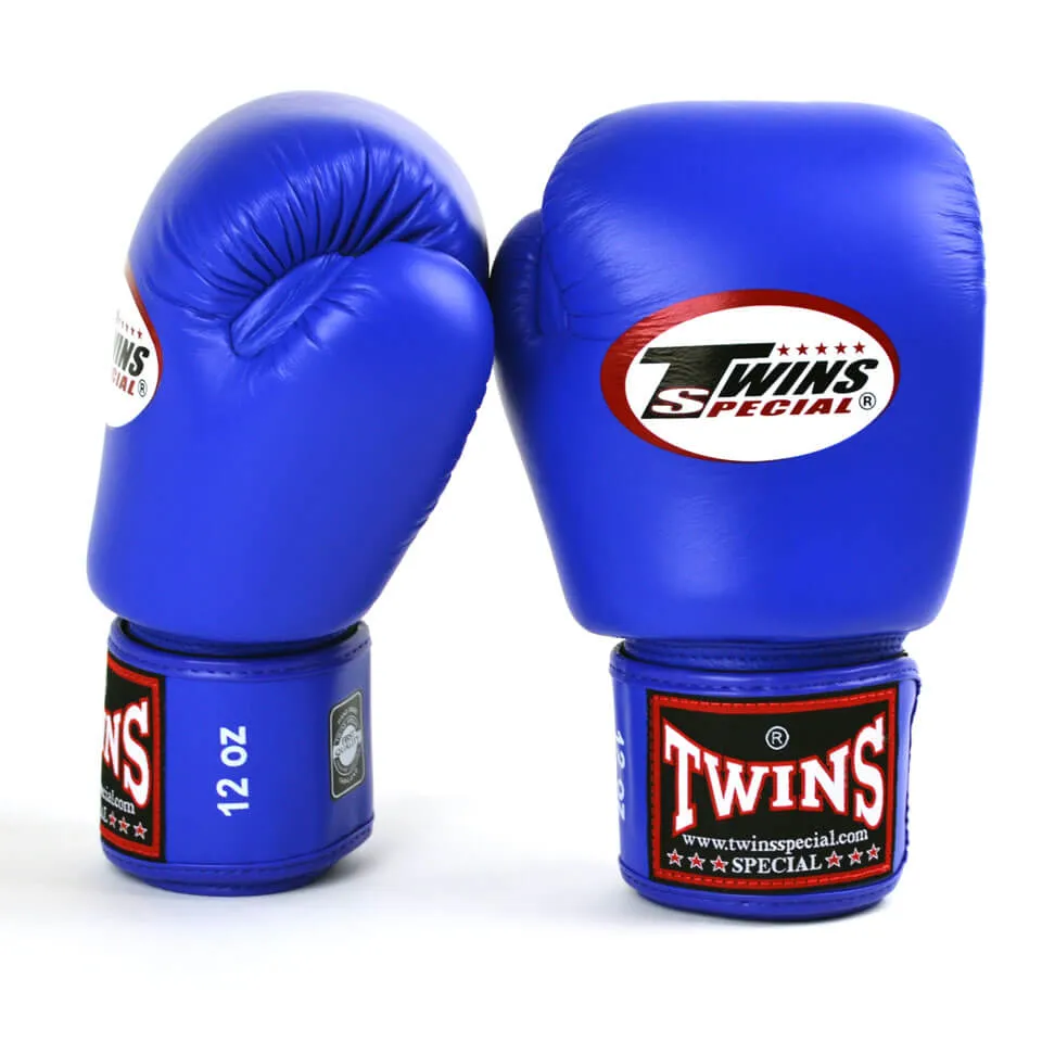 Twins BGVL3 Velcro Boxing Gloves Blue