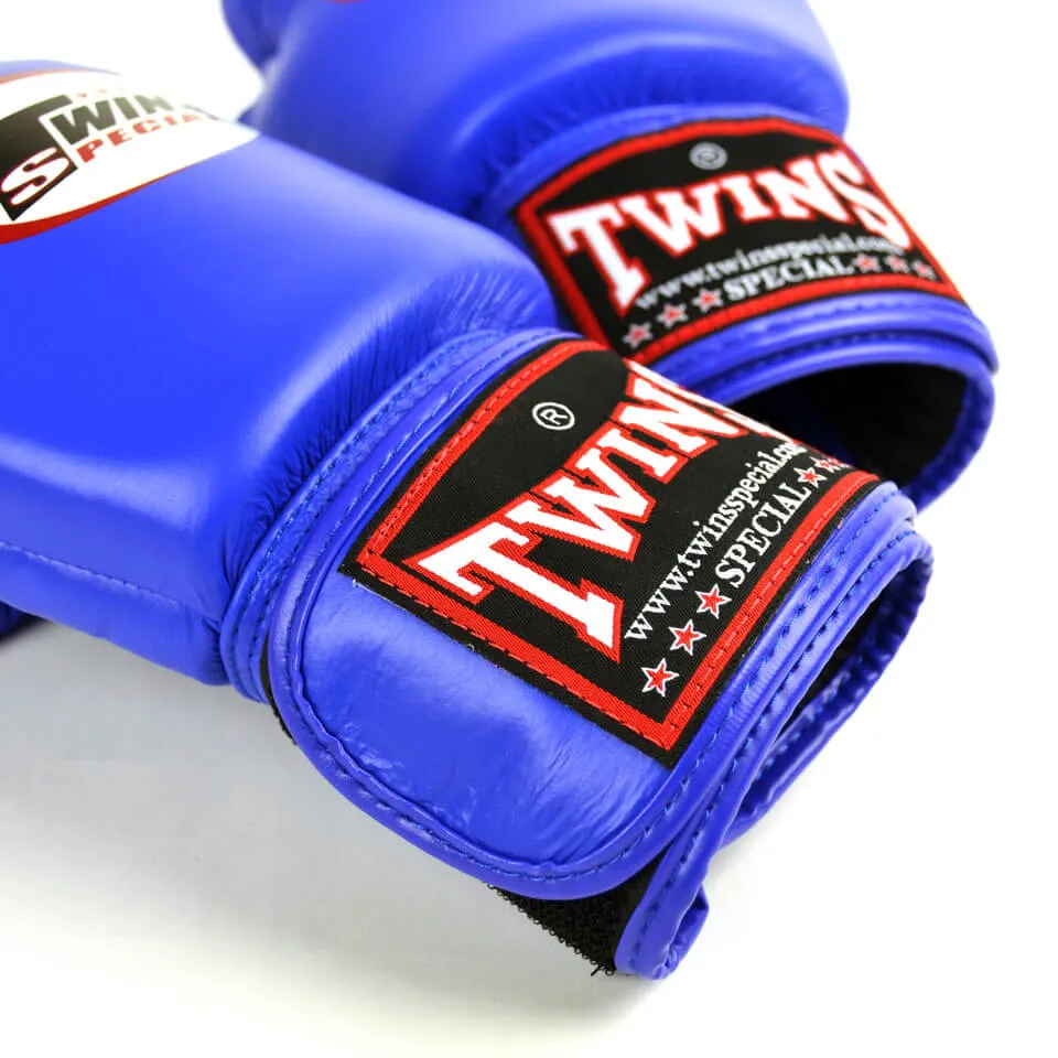 Twins BGVL3 Velcro Boxing Gloves Blue