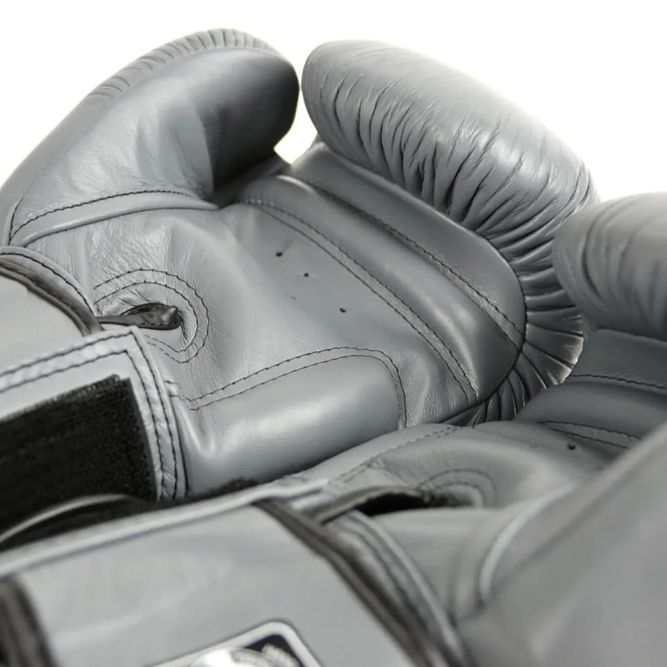 Twins BGVL3 Velcro Boxing Gloves Grey