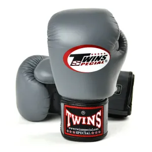 Twins BGVL3 Velcro Boxing Gloves Grey