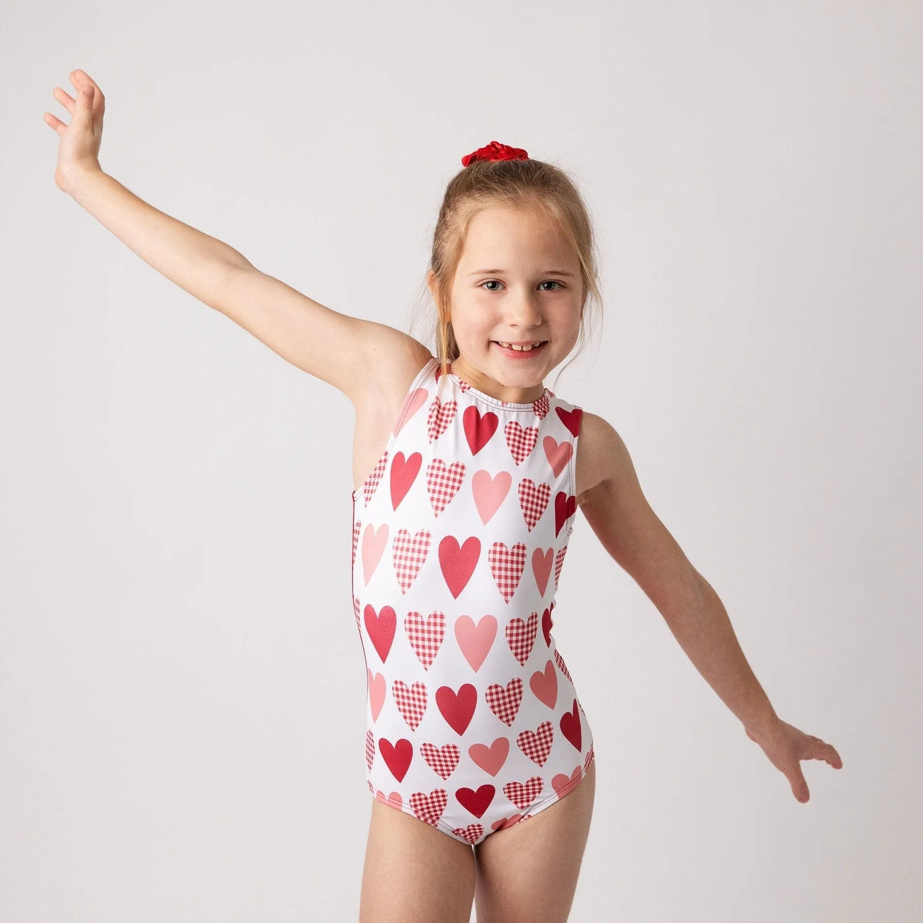 Valentine's Day Hearts Leotard