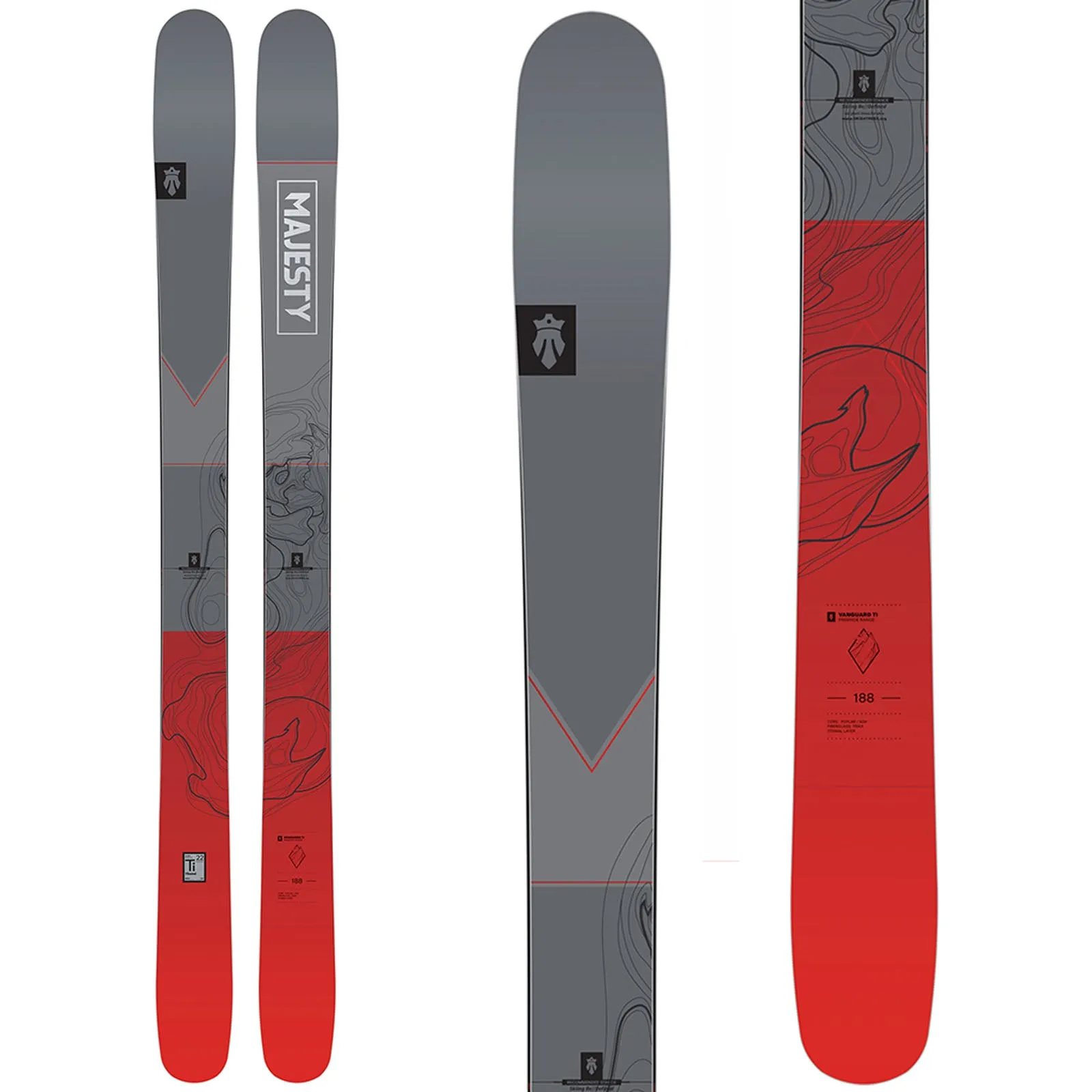 Vanguard Ti - Backcountry Freeride Skis | 118 mm