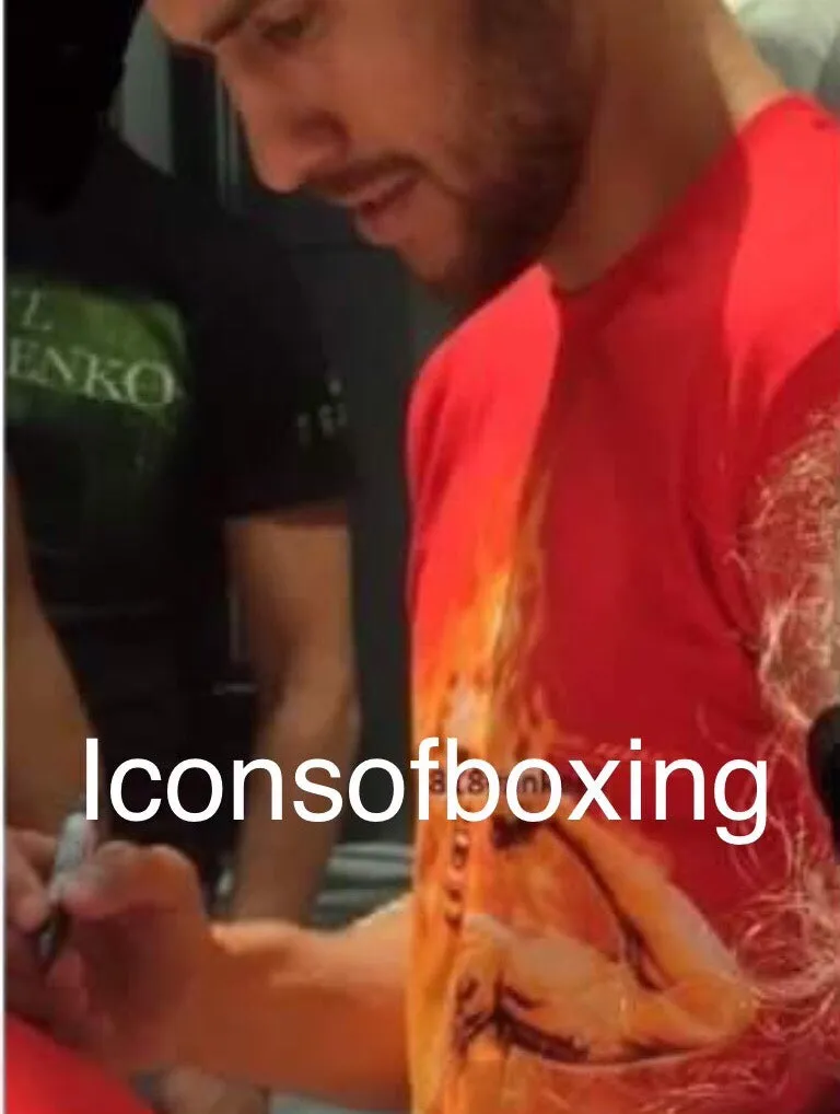 Vasyl Lomachenko Rare Autographed Rival Black Boxing Glove in Silver Signature