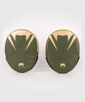Venum Pro Boxing Flat Punch Mitts - Khaki/Gold