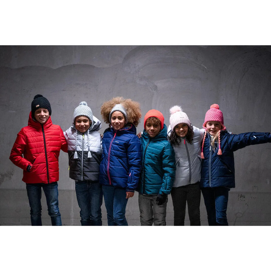 Very warm and waterproof children's padded ski jacket 180 WARM