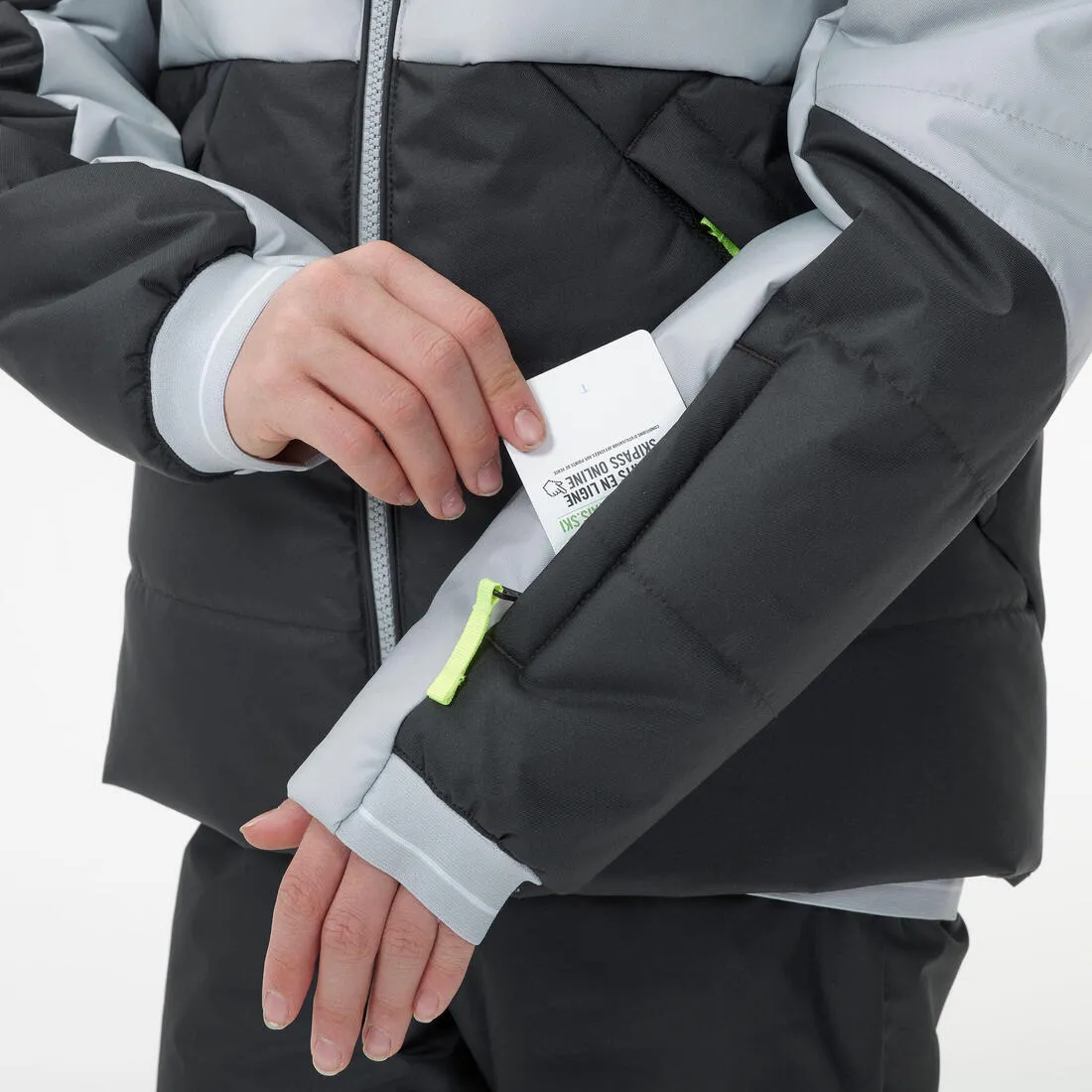 Very warm and waterproof children's padded ski jacket 180 WARM
