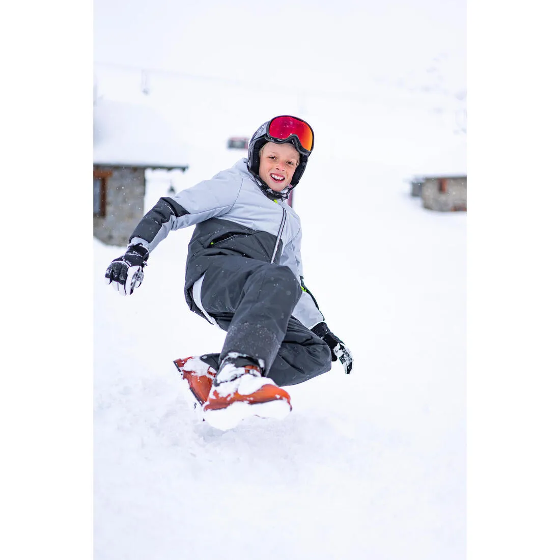 Very warm and waterproof children's padded ski jacket 180 WARM