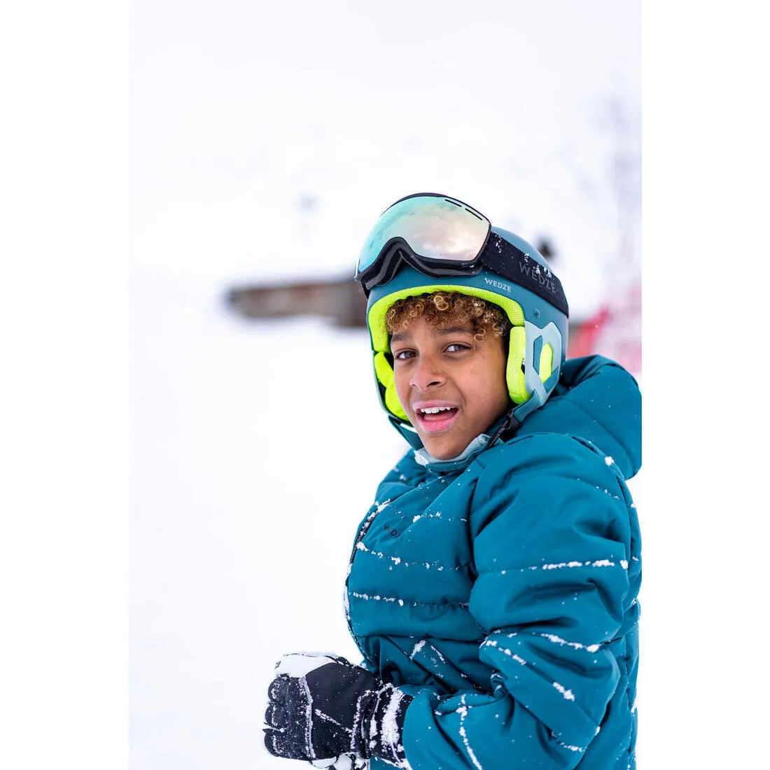 Very warm and waterproof children's padded ski jacket 180 WARM