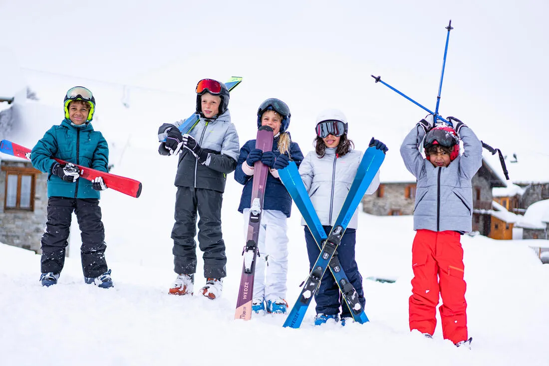 Very warm and waterproof children's padded ski jacket 180 WARM