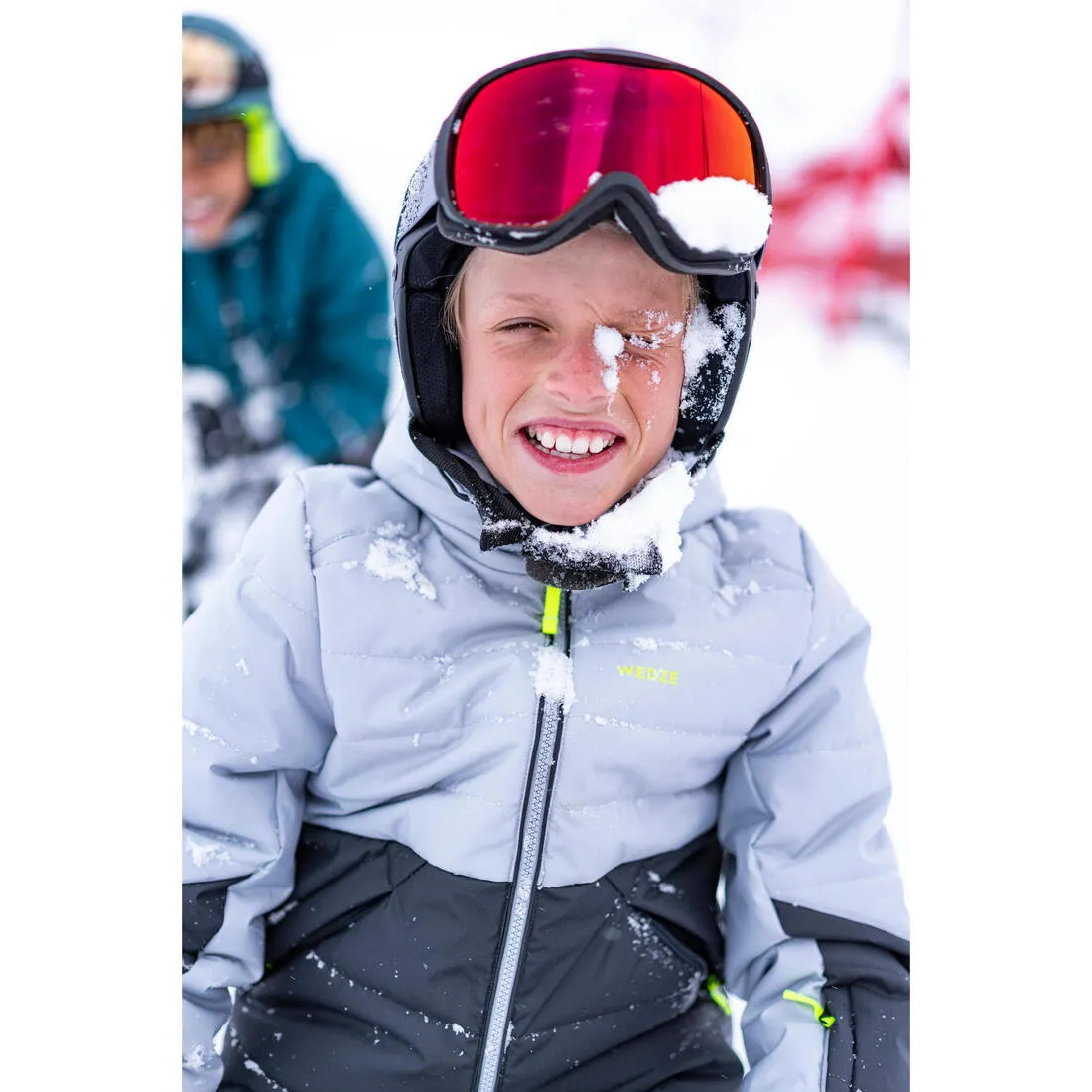 Very warm and waterproof children's padded ski jacket 180 WARM