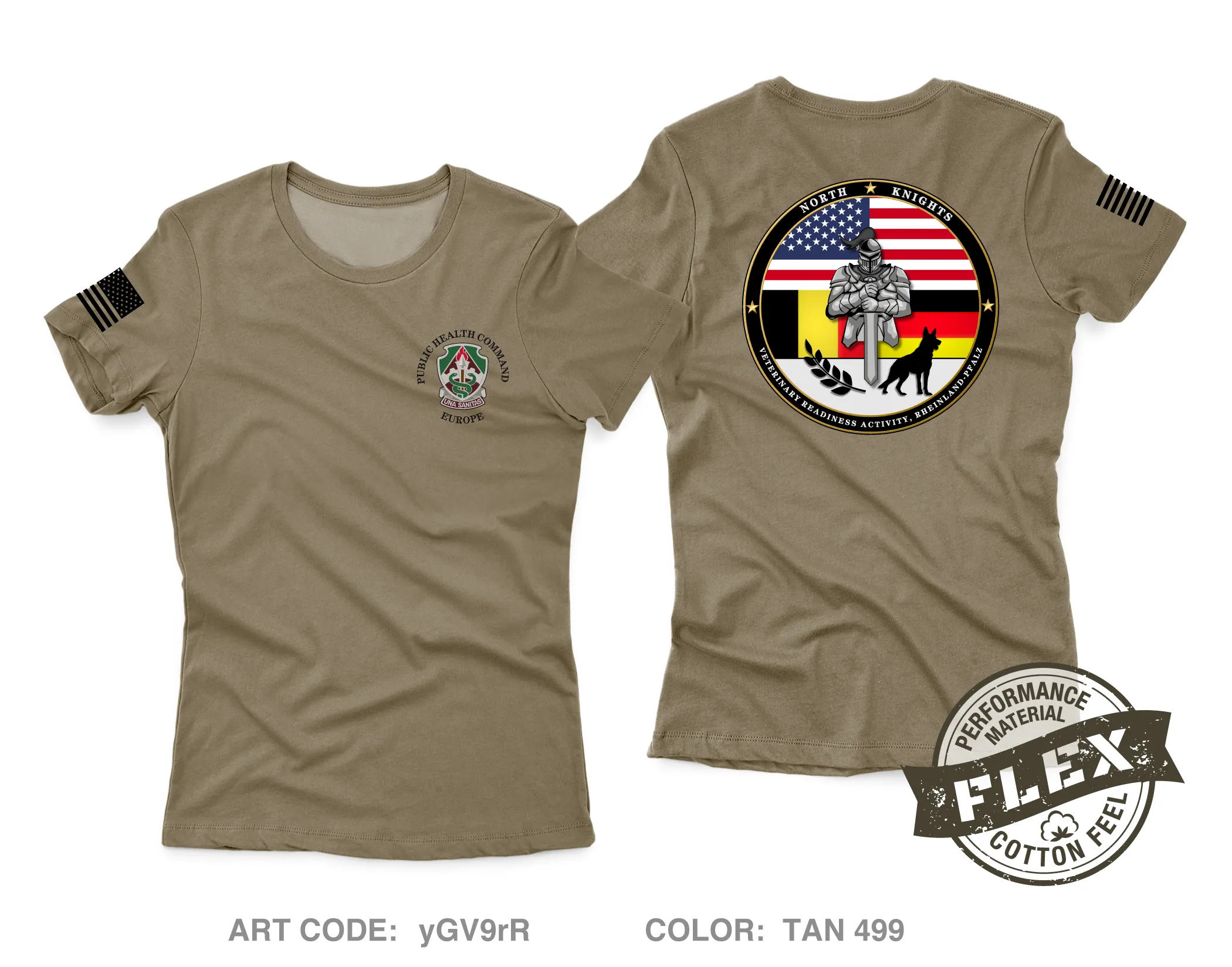 Veterinary Readiness Activity, Rheinland-Pfalz Core Women's SS Flex Performance Tee - yGV9rR
