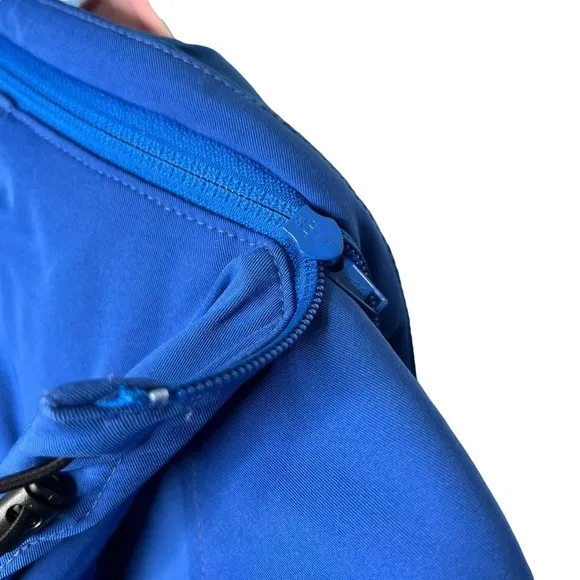 Vintage Eddie Bauer Unisex Blue Hooded Insulated Heavy Winter Jacket Size Small