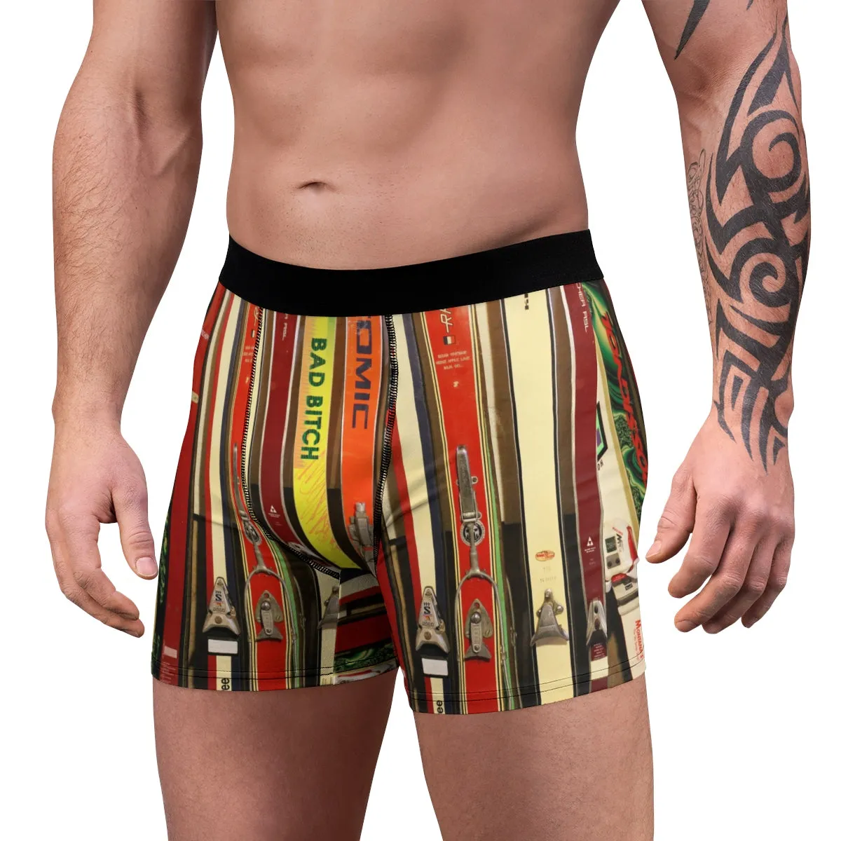 Vintage Skis - Men's Boxer Briefs
