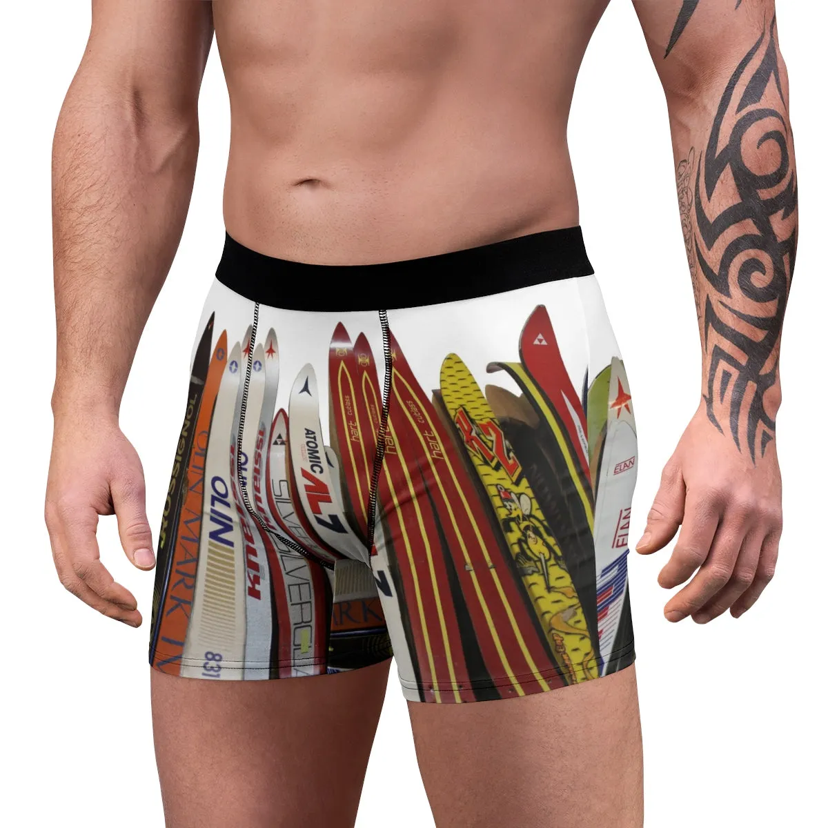 Vintage Skis - Men's Boxer Briefs