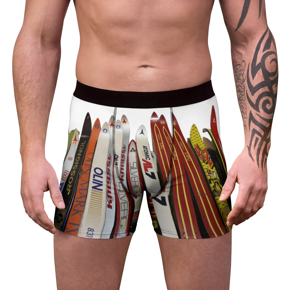 Vintage Skis - Men's Boxer Briefs