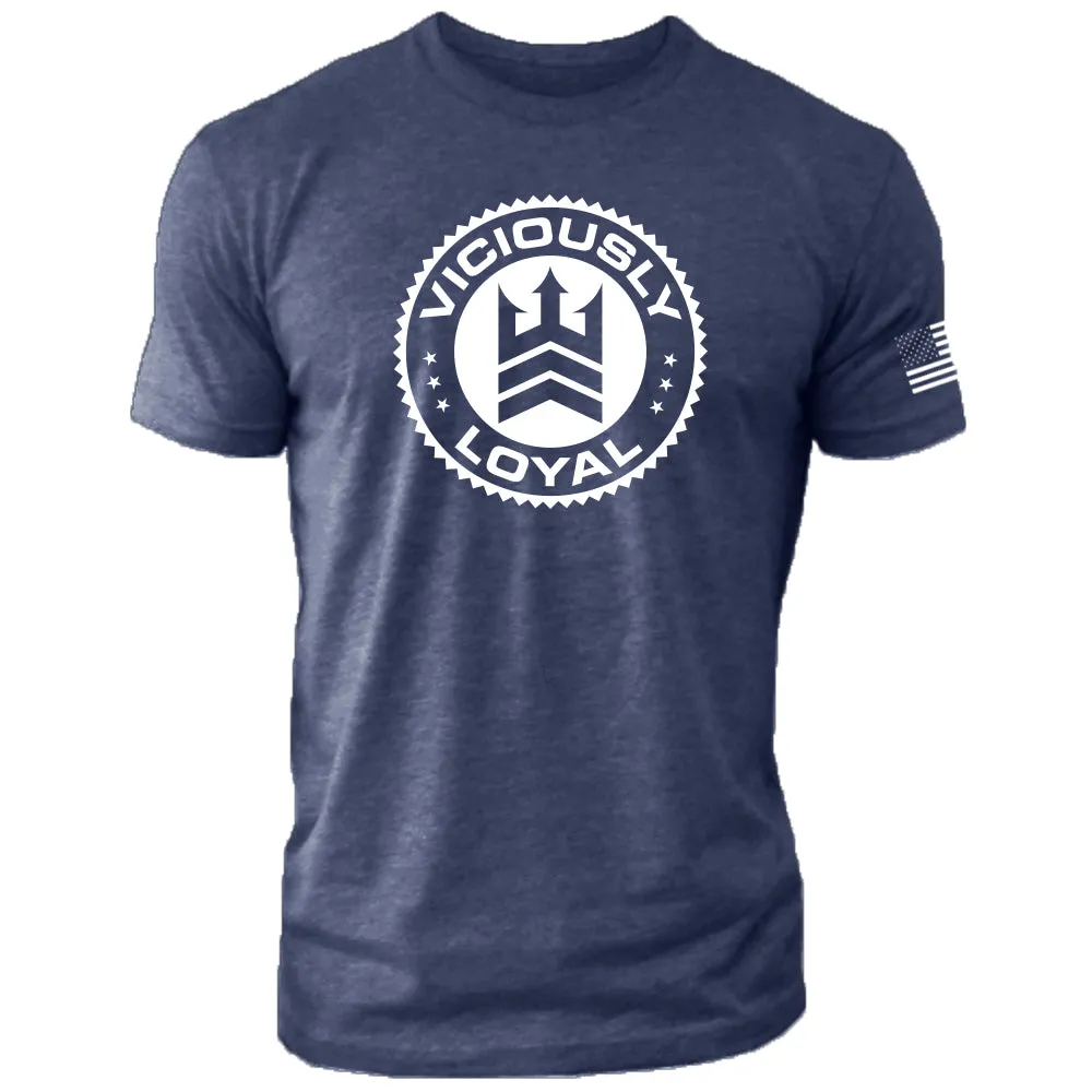 VL Medallion Tee - NAVY