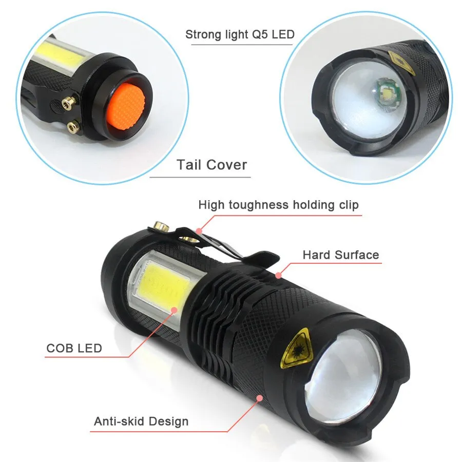 Waterproof  LED Flashlight