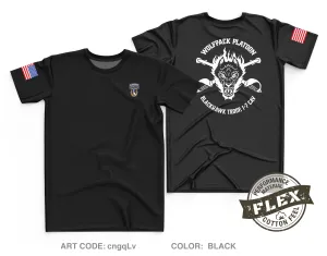 White Platoon, B TRP, 1-7 CAV Core Men's SS Flex Performance Tee - cngqLv