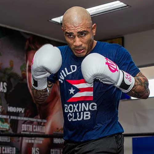 Wild Card Boxing Club Puerto Rico Logo Shirt - Blue