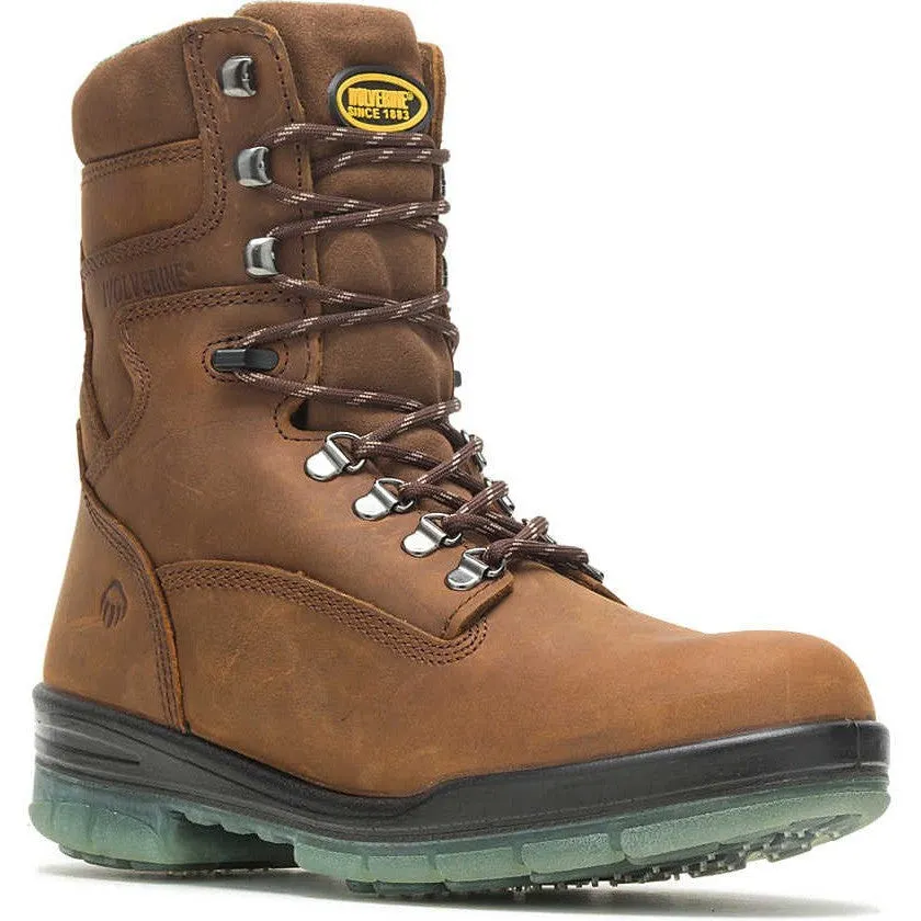 Wolverine Men's I-90 Durashocks 8" Soft Toe WP 200G Ins Work Boot -Stone- W03238