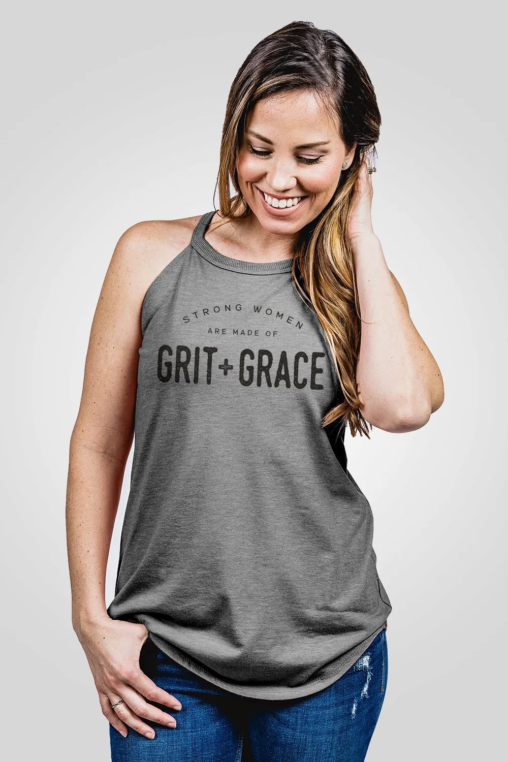 Women's Halter Tank - Strong Women