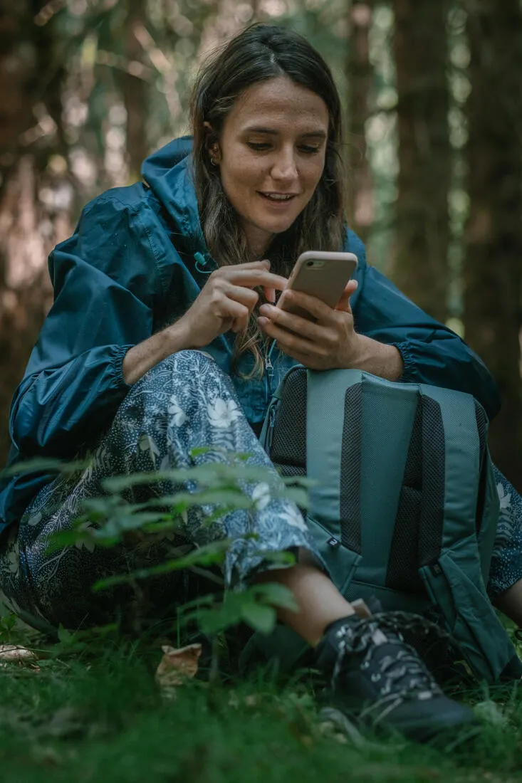 Women's Windproof and Water-repellent Hiking Jacket - Raincut 1/2 Zip