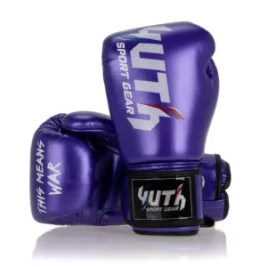 Yuth Sport Gear Muay Thai Boxing Gloves Purple