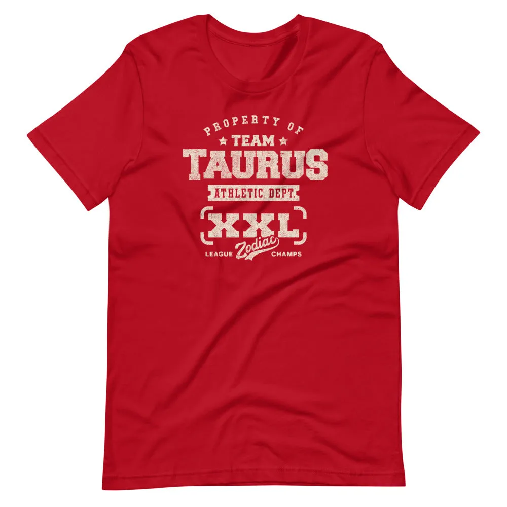 Zodiac Taurus Athletic Dept. Short-Sleeve Unisex T-Shirt
