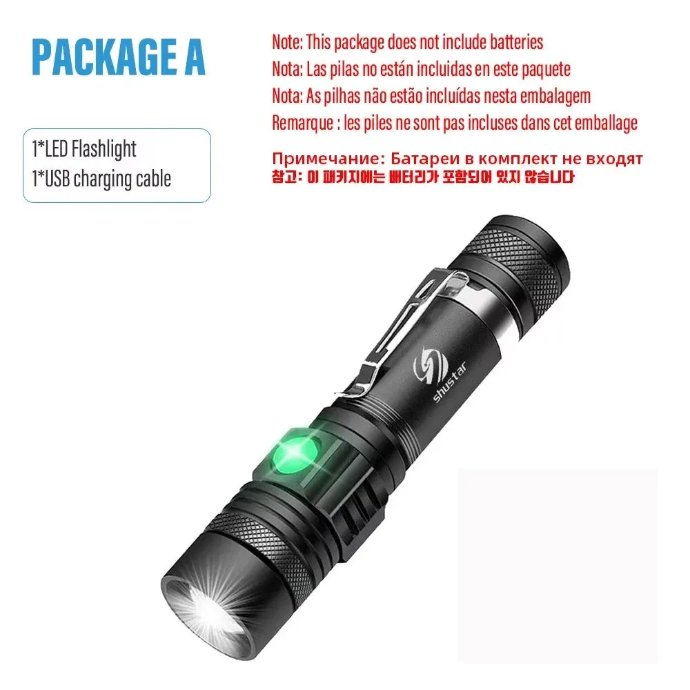 Zoomable High Power LED Camping Torch